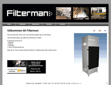 Tablet Screenshot of filterman.se